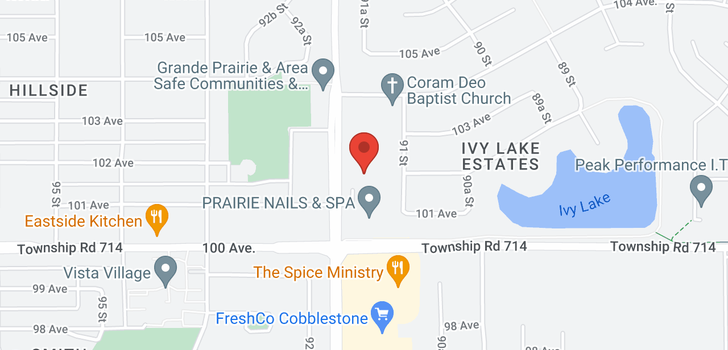 map of 111 9140 101 Avenue